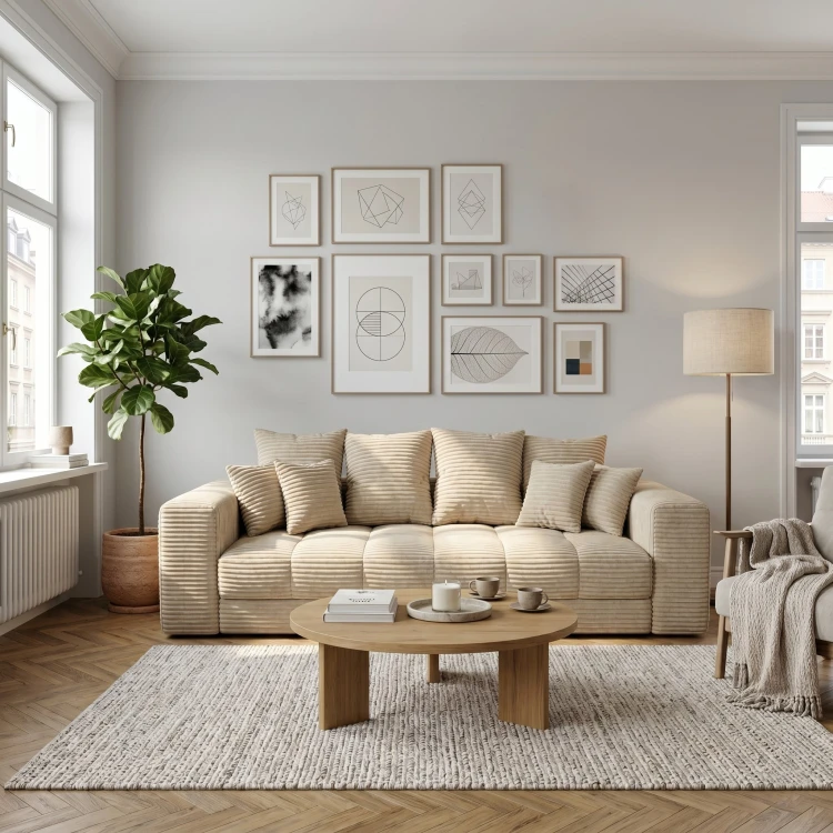 Sofa MOOD Tilia 03 w nowoczesnym salonie – aranżacja wnętrza