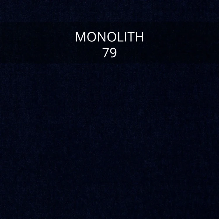 Welurowa tkanina Monolith 79 - zbliżenie na strukturę w kolorze czarnym