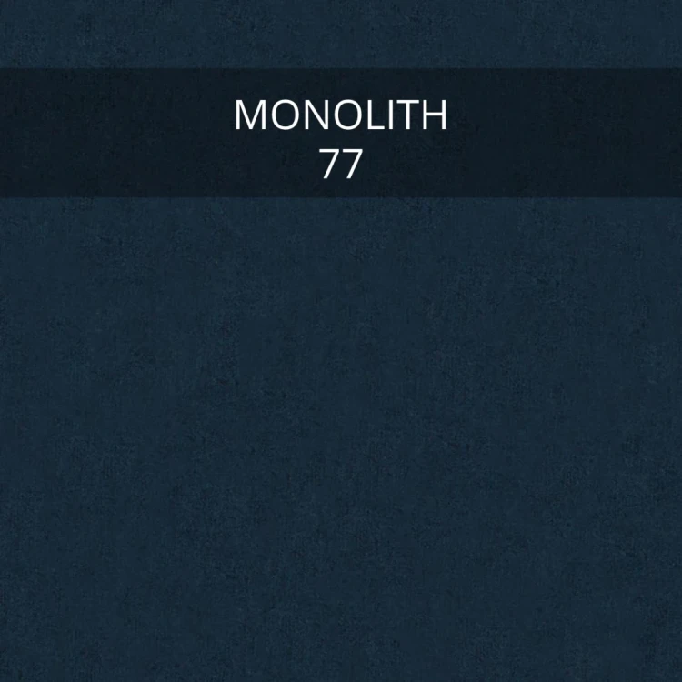 Welurowa tkanina Monolith 77 - zbliżenie na strukturę w kolorze granatowym