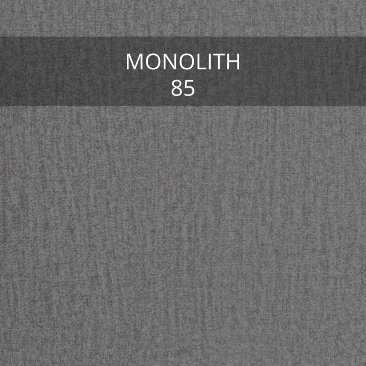 Welurowa tkanina Monolith 85 - zbliżenie na strukturę w kolorze ciemnoszarym