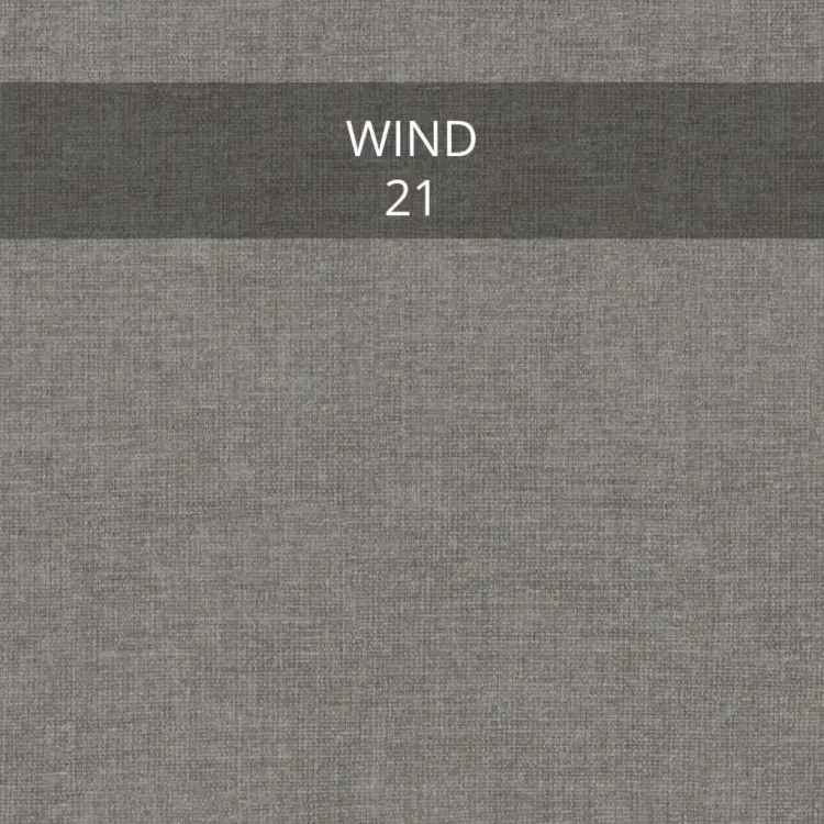 Tkanina Wind 21 plecionka szenilowa - zbliżenie na strukturę w kolorze szarym