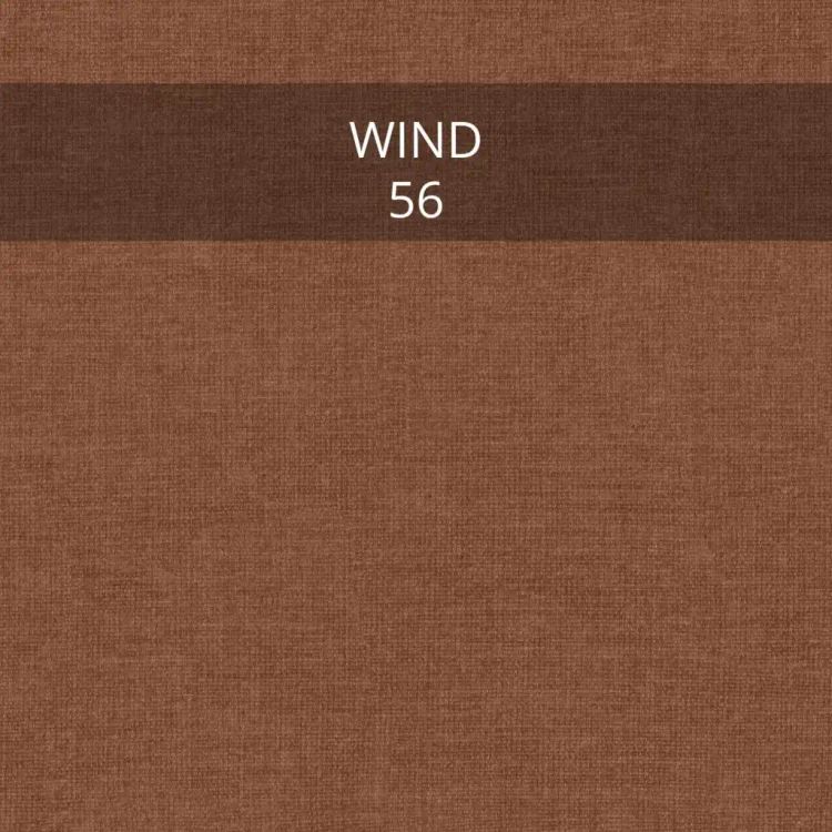 Tkanina Wind 56 plecionka szenilowa - zbliżenie na strukturę w kolorze ceglanym