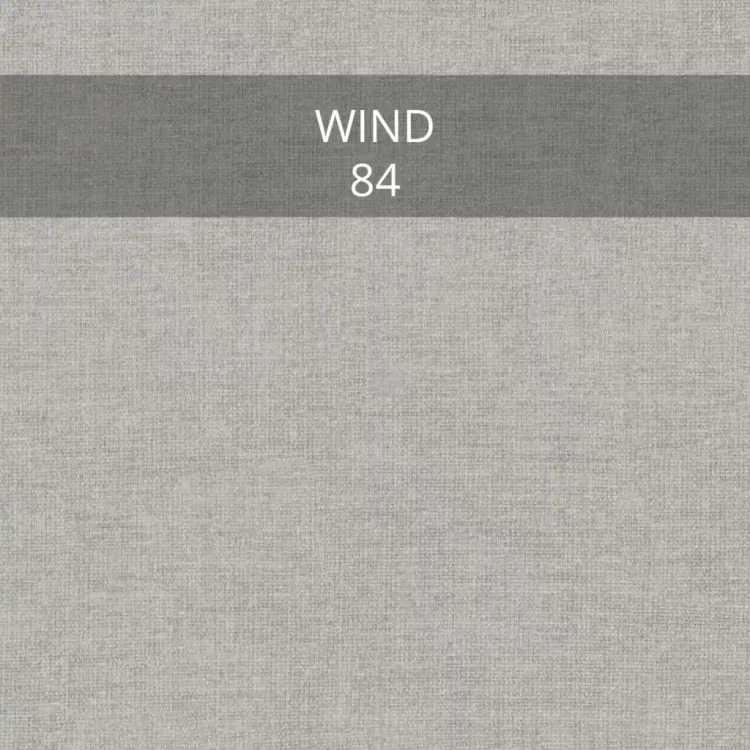 Tkanina Wind 84 plecionka szenilowa - zbliżenie na strukturę w kolorze szarobeżowym