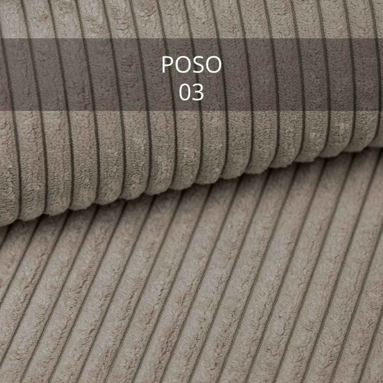 Tkanina poso 03 jasnobrązowy – próbka materiału narożnika ANTON - Agmaro
