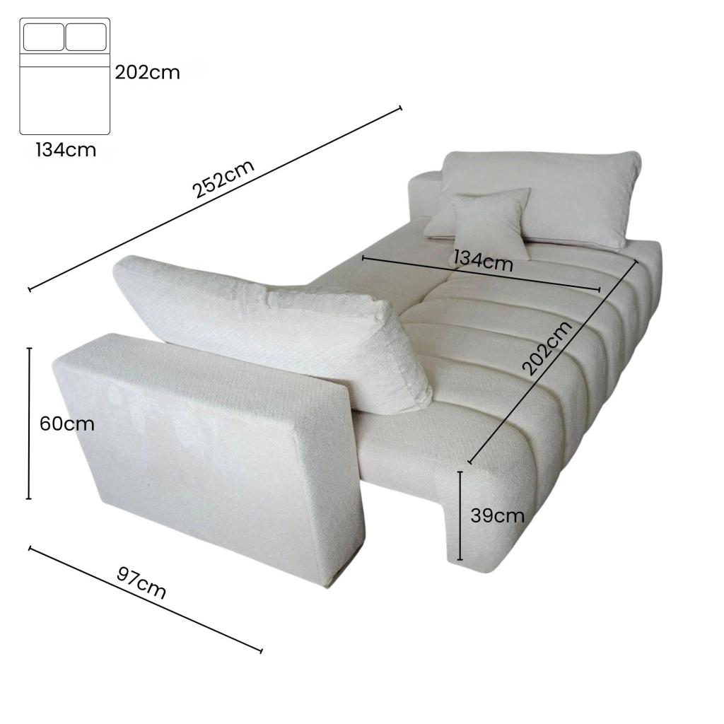 Sofa Cora wymiary